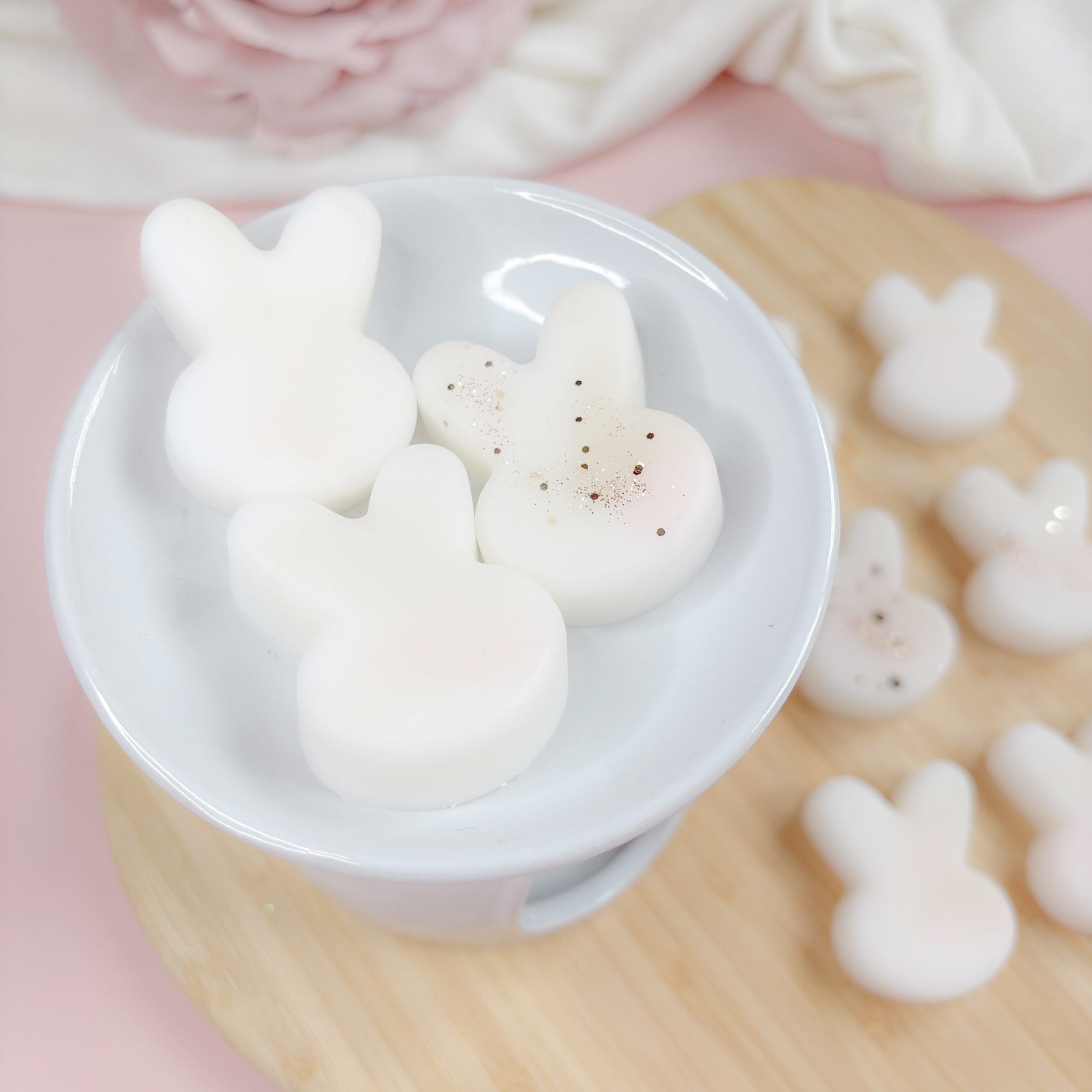 Bayside Bunny home fragrance – Tropical wax melts – Long‑lasting coconut and vanilla handmade scent