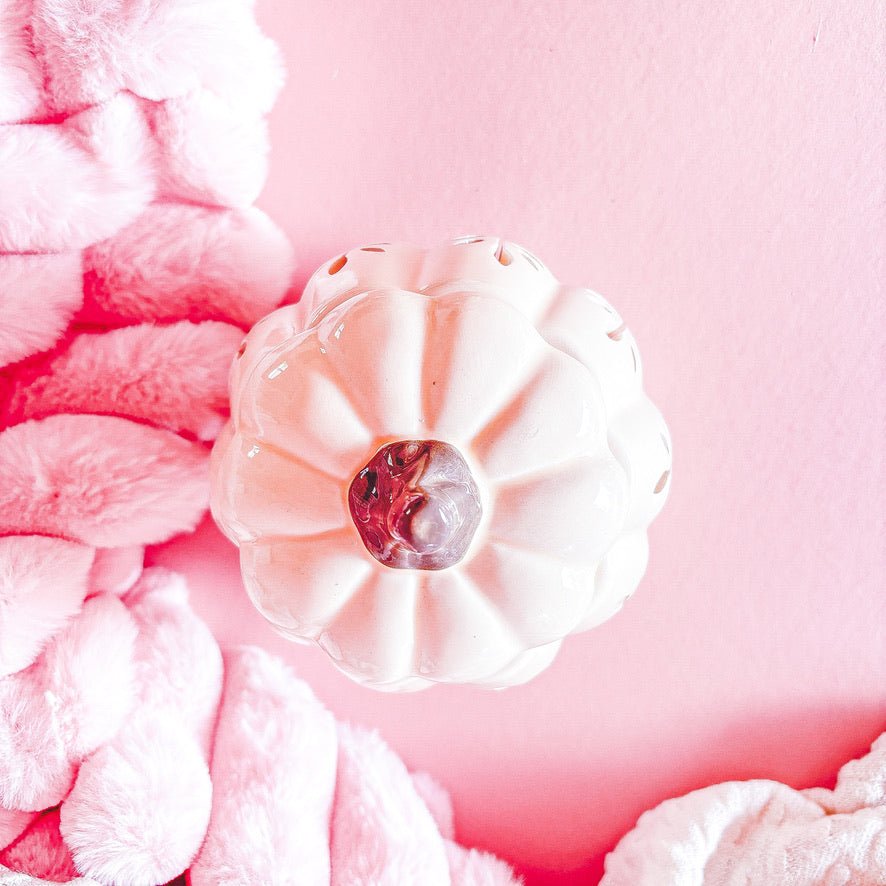 Cream Leaf Pumpkin Warmer - Scent Bunny