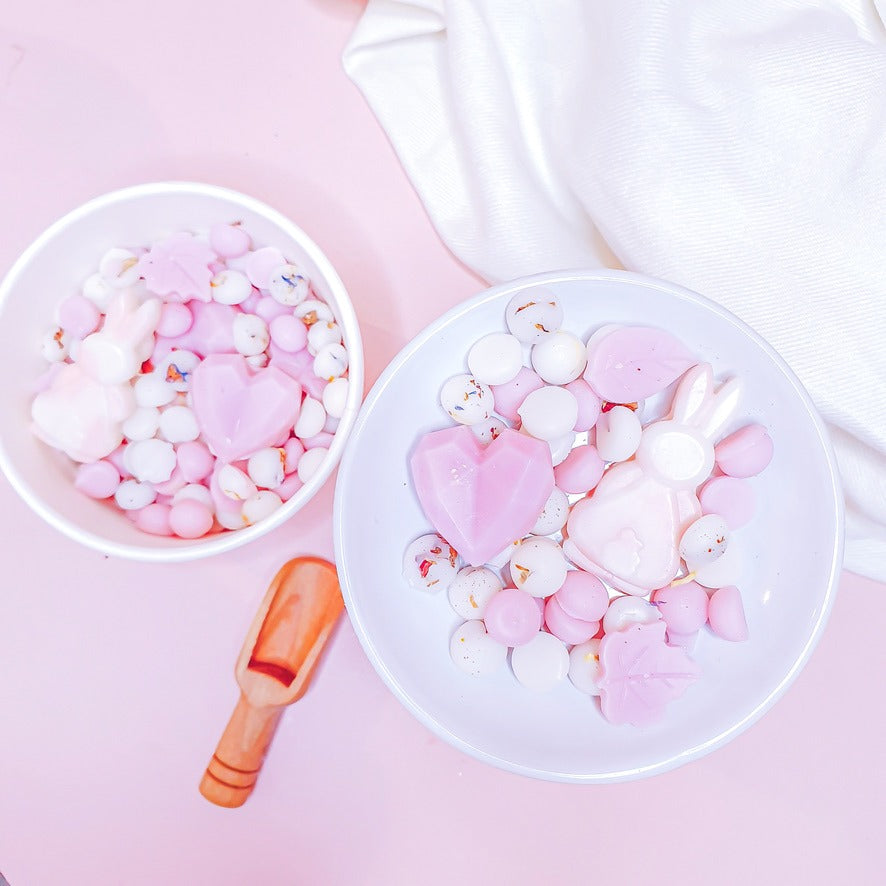 Tuberose Bunny wax melts – Orange blossom & musk blend – Soft clean floral fragrance Belfast