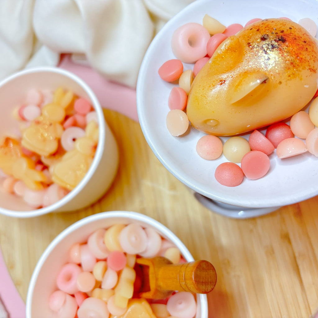 Shortbread Bunny wax melts Belfast – Buttery vanilla & sugar scent – Handmade bakery home fragrance by Scent Bunny