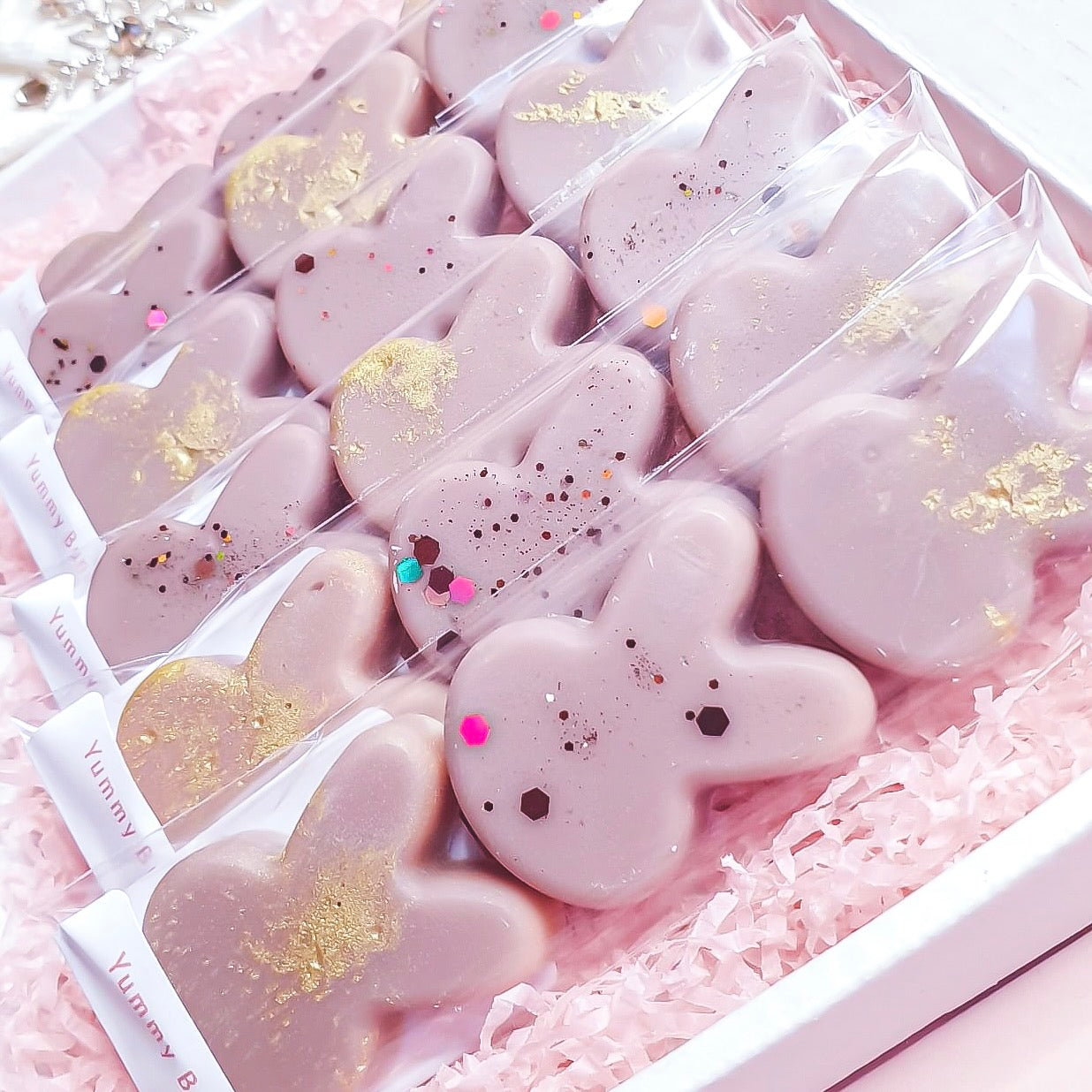 Warm and comforting wax melts Belfast – Yummy Bunny

Bakery-inspired gourmand fragrance wax melts UK – Yummy Bunny

Handmade rich and delicious wax melts by Scent Bunny

Cozy and inviting home fragrance wax melts – Yummy Bunny

Sweet and indulgent wax melts for living spaces