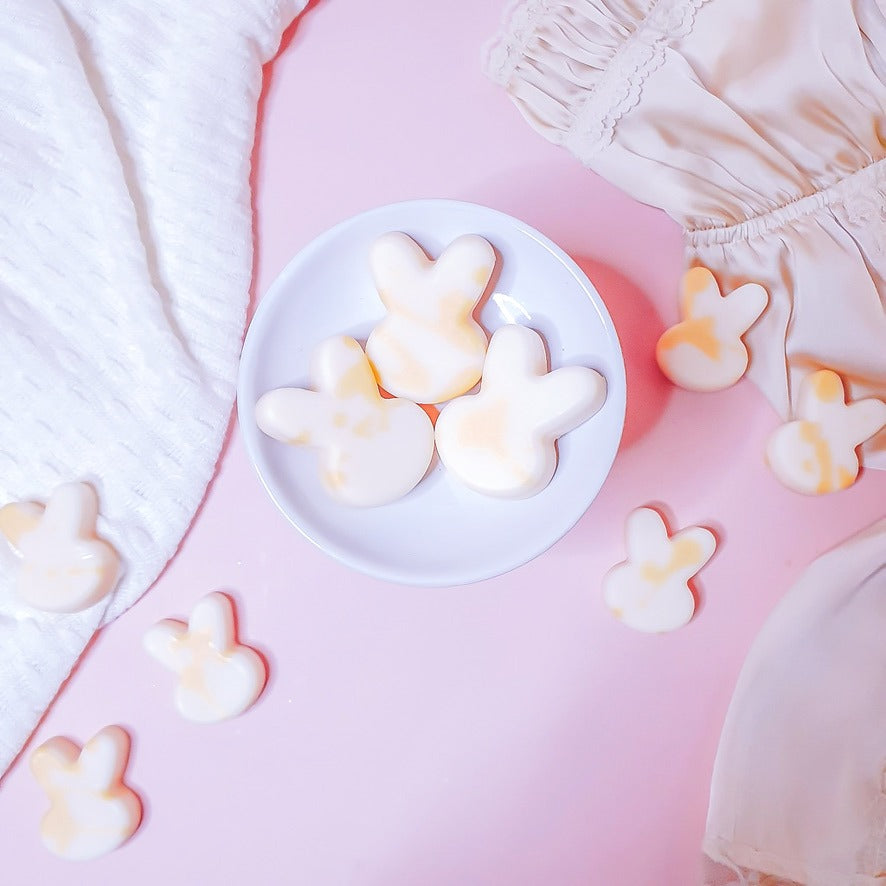 Laundry Bunny clean linen wax melts

Fresh and cozy laundry scent wax melts

Floral citrus vanilla bunny wax melts

Comforting home fragrance melts for laundry lovers

scent bunny Belfast wax melts