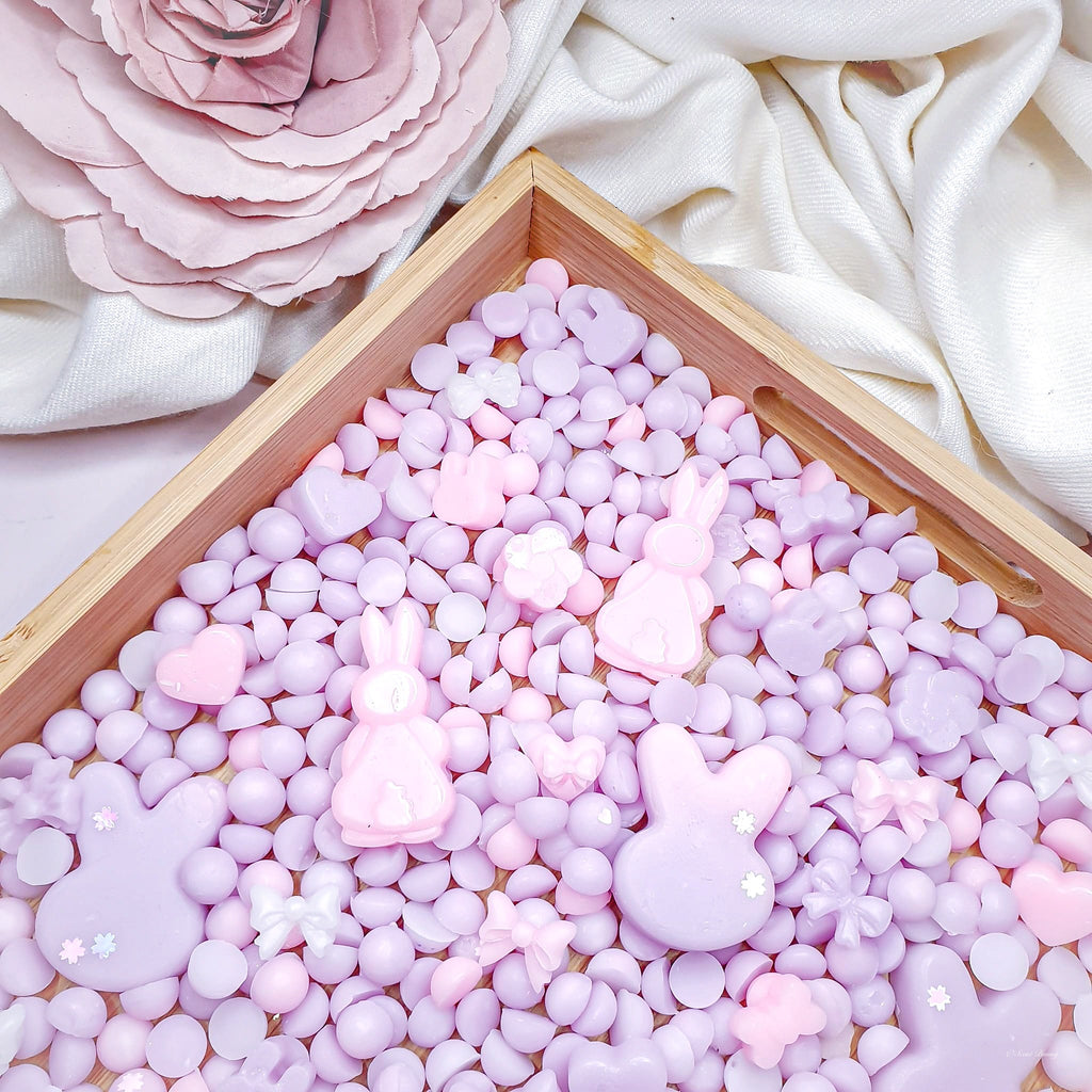 Bunny Violets wax melts UK – Buy wax melts online – Fresh floral violet and freesia wax melts

Bunny Violets home fragrance – Classic floral powdery wax melts – Handmade spring scent