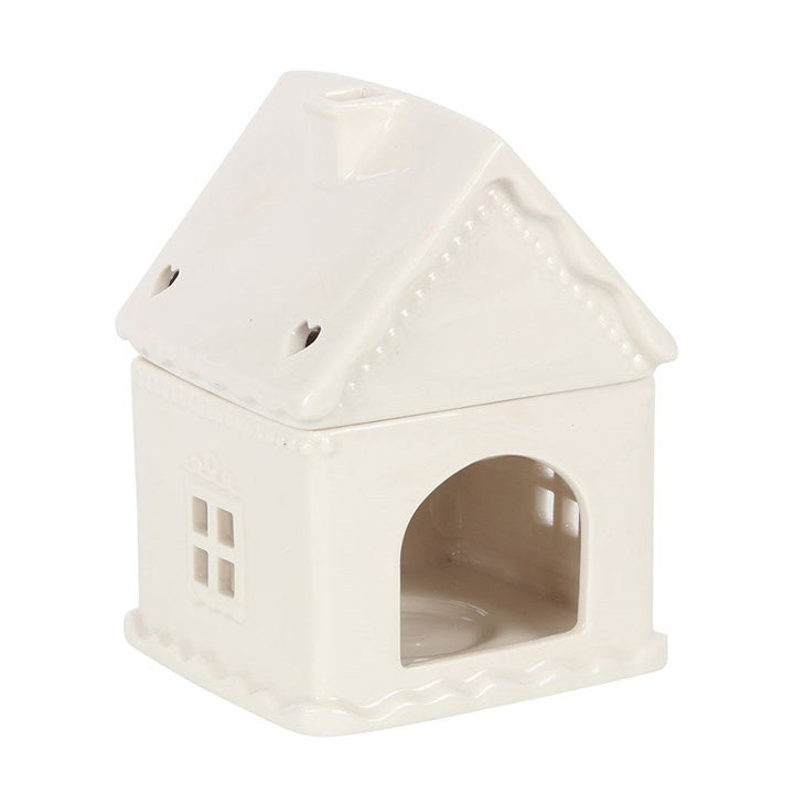 White Gingerbread House Wax Warmer