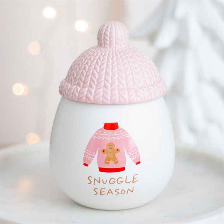 Cute Snuggle Season wax warmer with pink bobble hat by Scent Bunny, handmade Belfast​

Cozy winter bobble hat tealight warmer holiday glow by Scent Bunny, handmade wax warmers Belfast​

Adorable ceramic Snuggle Season wax melt warmer by Scent Bunny, handmade Belfast​

Twinkly pink bobble lid warmer for winter fragrance by Scent Bunny, handmade Belfast​