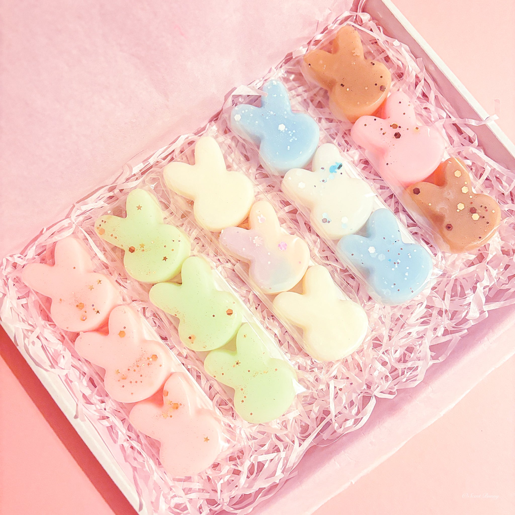 November Bunny Box wax melt collection

Autumn and winter wax melts—limited edition bunny box

Cozy wax melts for November home fragrance

Gift set of five seasonal Scent Bunny wax melts