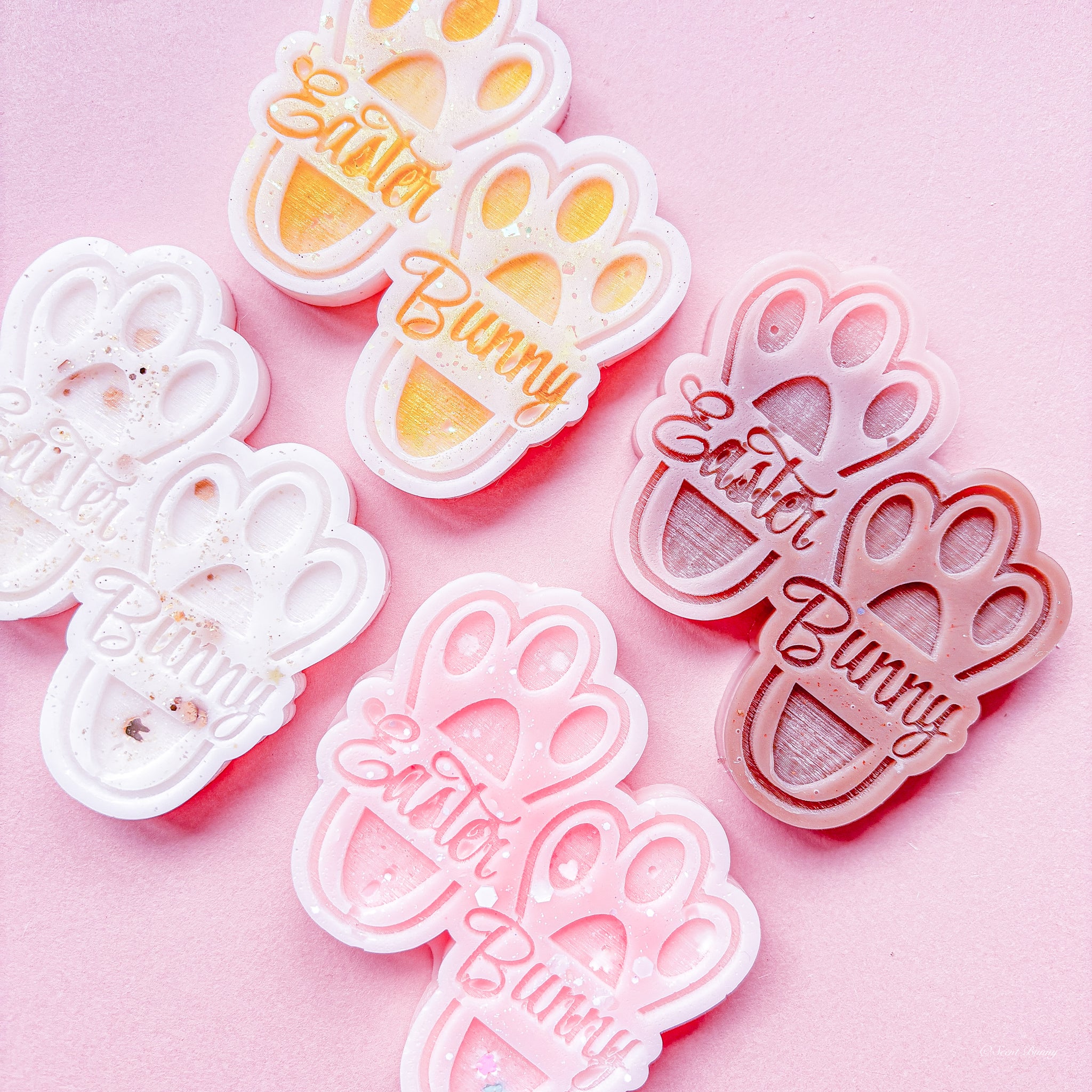 Bunny foot wax melts spring gift box