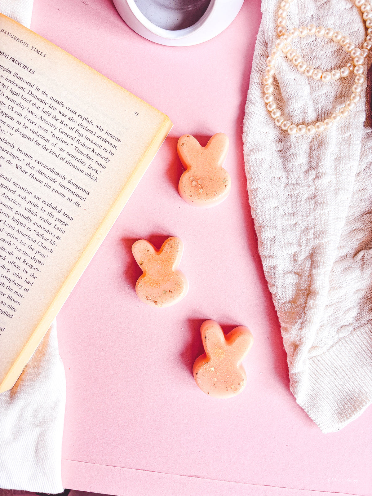 Bunny Mademoiselle wax melts Belfast

Coco Mademoiselle inspired wax melts

Elegant floral wax melts

Rose and jasmine home fragrance

Amber and patchouli wax melts

Feminine bunny-shaped wax melts

Handmade wax melts Northern Ireland