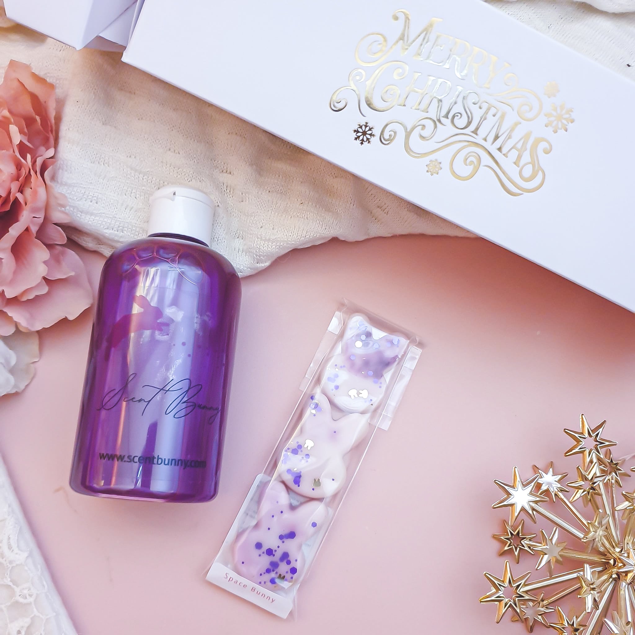 Bunny Noir Christmas Cracker Gift Set – Bubble Bath & Noir Wax Melts