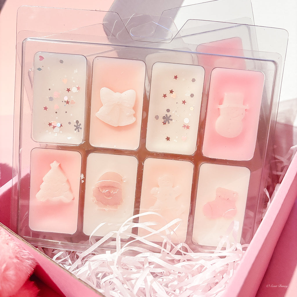 Cozy Christmas wax melt collection 8 melts 180g by Scent Bunny, handmade Belfast​

Luxury Christmas 8-pack wax melts Quartz Mistletoe Bunny by Scent Bunny, handmade wax melts Belfast​

Hand-poured cozy Christmas wax melt collection box by Scent Bunny, handmade Belfast​

Festive 180g Scent Bunny Christmas wax melts sampler by Scent Bunny, handmade Belfast​