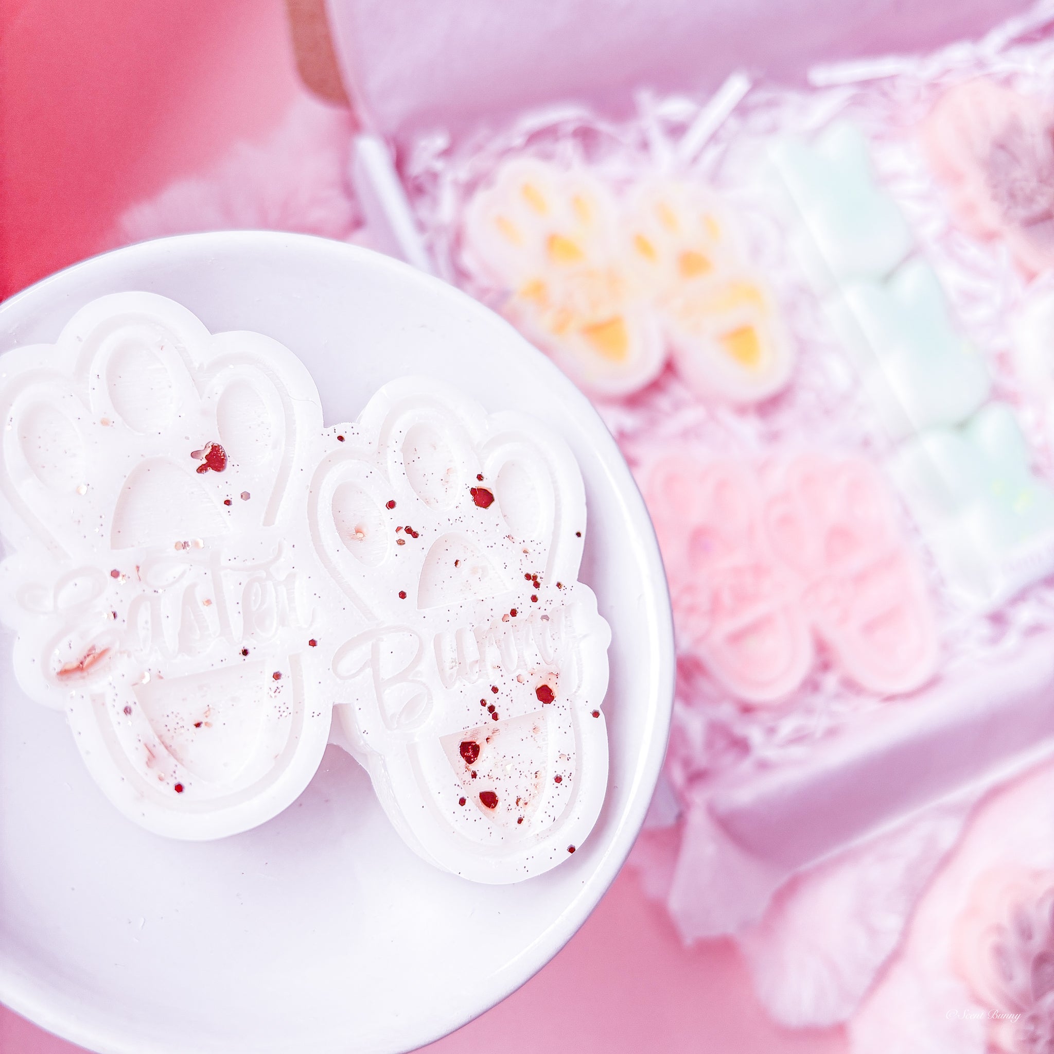 Soft floral bunny wax melts Northern Ireland