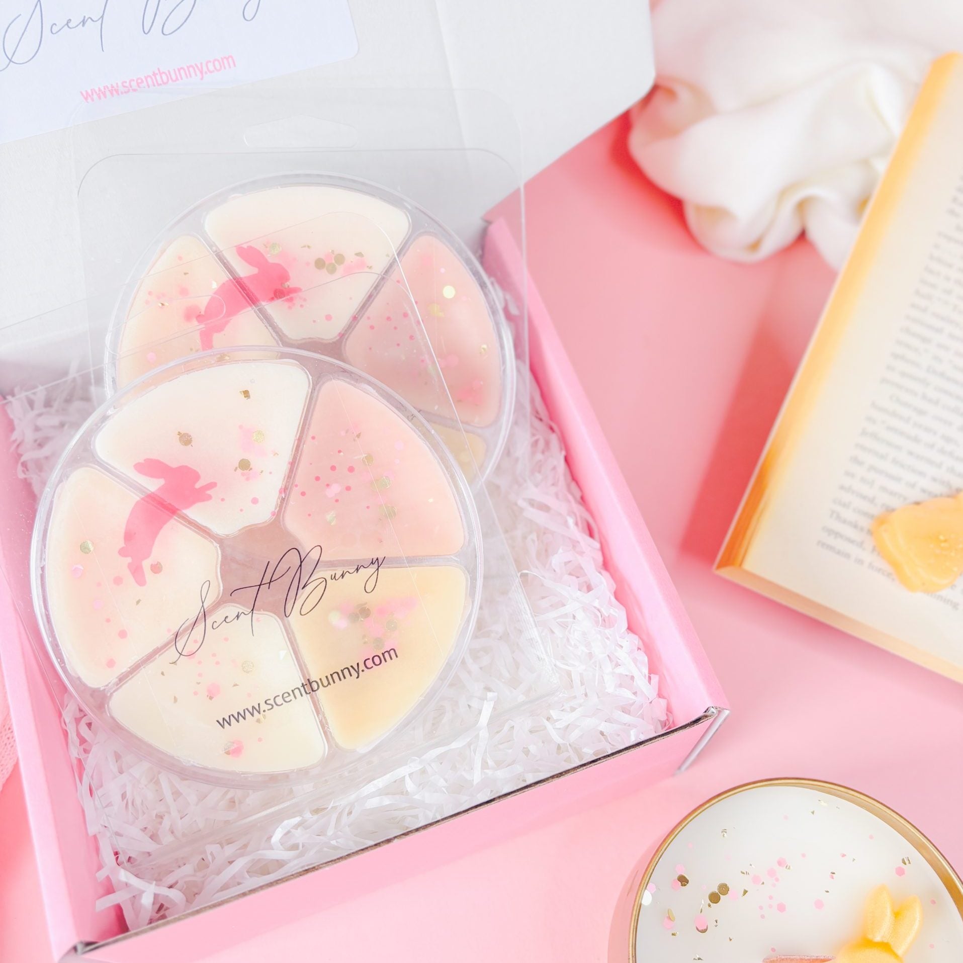 Vanilla Scent Sampler wax melts by Scent Bunny, handmade wax melts Belfast

Luxury vanilla sampler pack wax melts from Scent Bunny, handmade wax melts Belfast

Hand-poured vanilla variety wax melts collection by Scent Bunny, handmade wax melts Belfast

Five scent vanilla wax melts sampler for home fragrance by Scent Bunny, handmade wax melts Belfast