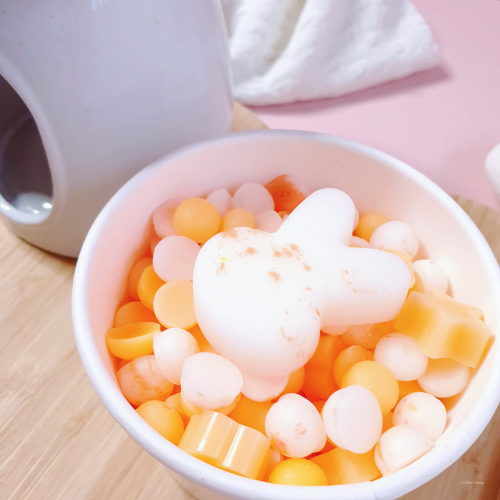 Bunny Bum Bum wax melts – Coconut, orange & caramel blend – Luxurious fruity fragrance Belfast

Bunny Bum Bum fragrance – Handmade tropical home scent UK – Coconut vanilla wax melts for warm summer vibes