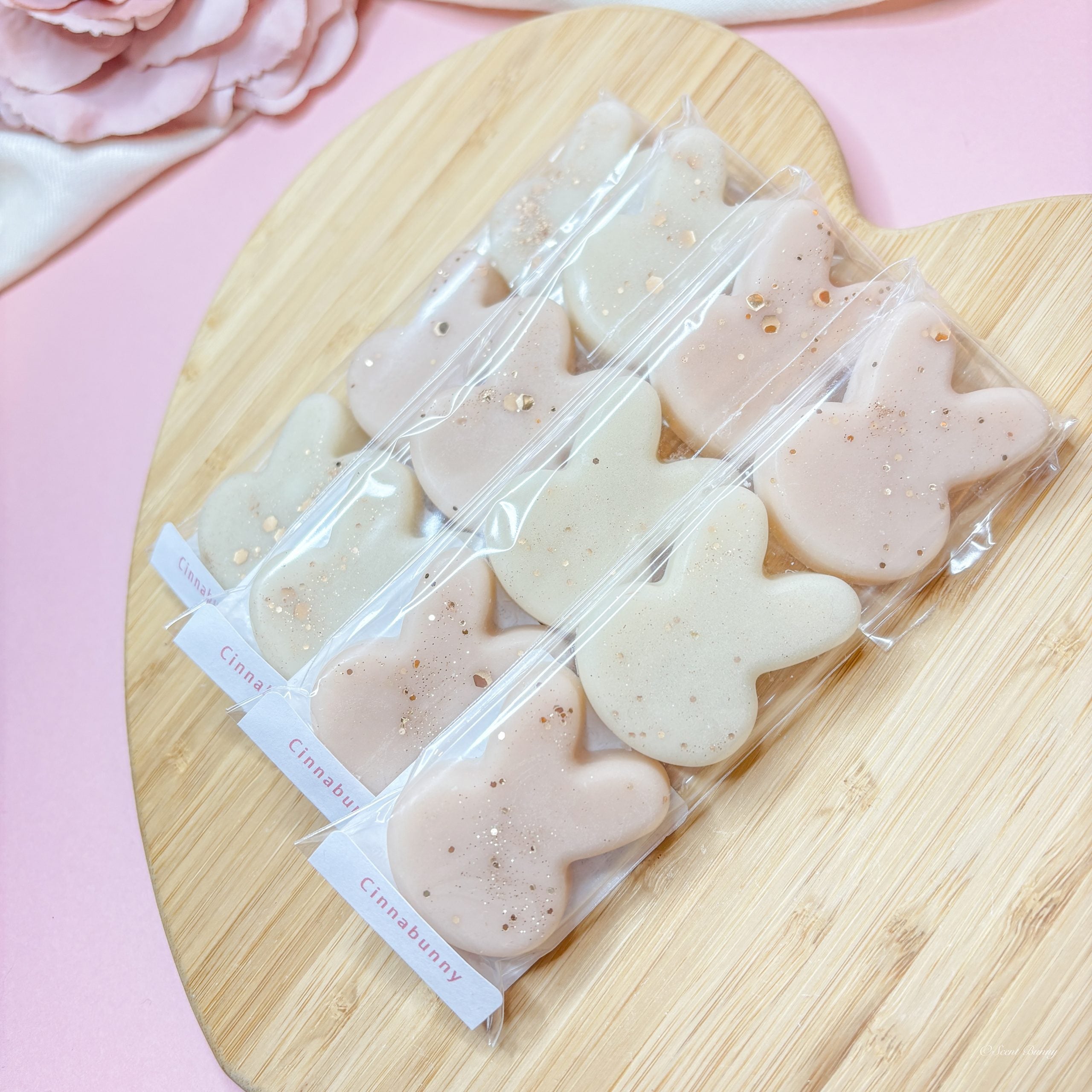 Cinnabunny wax melts with cinnamon and vanilla by Scent Bunny, handmade wax melts Belfast

Bakery-inspired Cinnabunny wax melts with pastry accords by Scent Bunny, handmade wax melts Belfast

Hand-poured Cinnabunny gourmand wax melts for cozy homes by Scent Bunny, handmade wax melts Belfast

Warm cinnamon pastry home fragrance wax melts by Scent Bunny, handmade wax melts Belfast