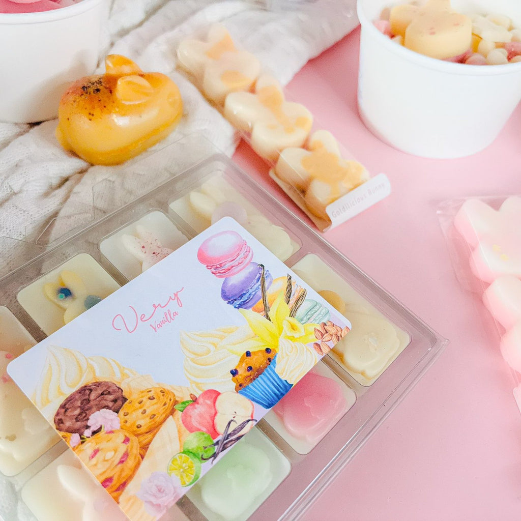 Very Vanilla Wax Melt Collection by Scent Bunny, handmade wax melts Belfast

Luxurious vanilla fragrance wax melts collection from Scent Bunny, handmade wax melts Belfast

Creamy and comforting vanilla wax melts with unique twists by Scent Bunny, handmade wax melts Belfast

Hand-poured vanilla wax melts assortment for home comfort by Scent Bunny, handmade wax melts Belfast