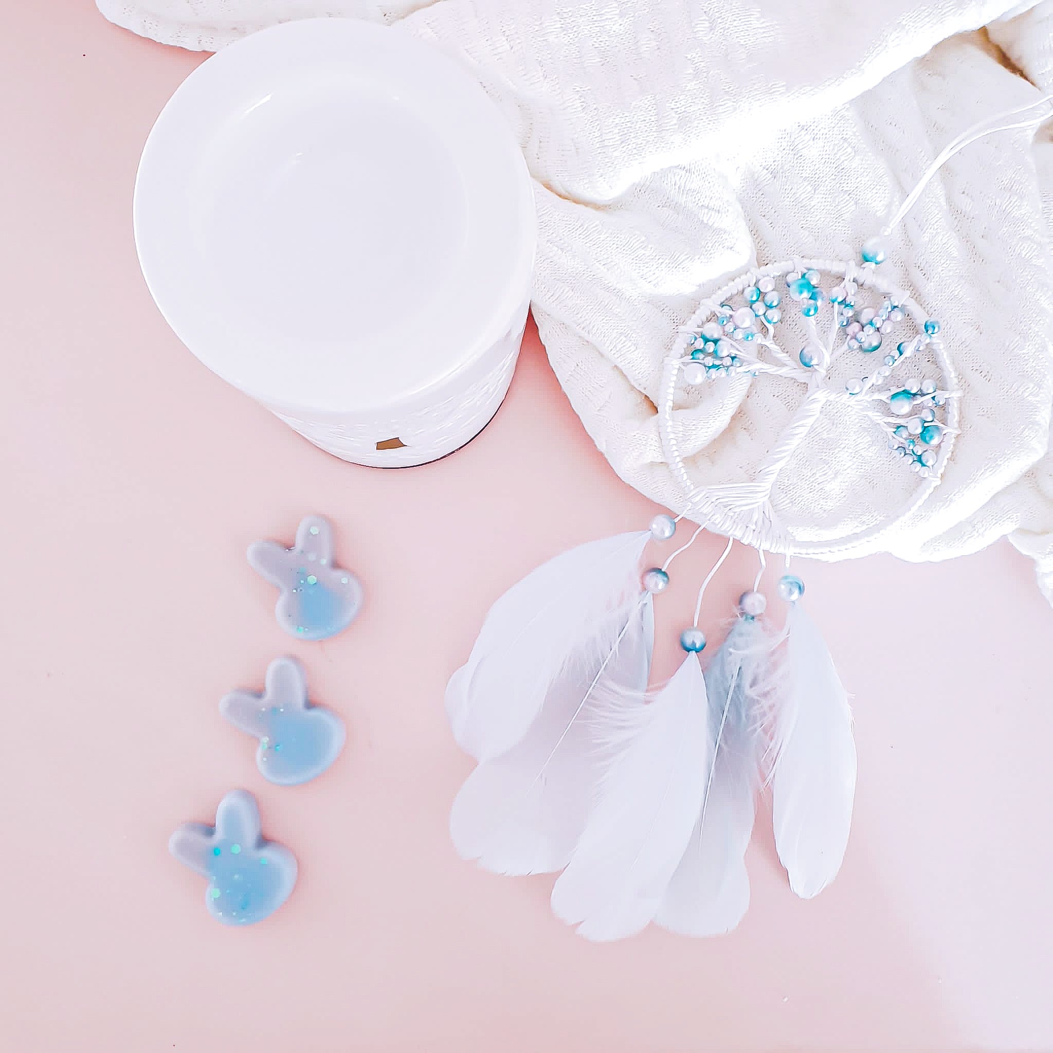 Tree of life Gift Set - Scent BunnyLight blue dream catcher